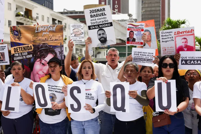 Venezuela frees 39 political prisoners after post-Maduro talks Venezuela frees 39 political prisoners after post-Maduro talks