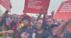 ‘Free Salomey now!’ – Women march to EOCO over Salomey Awitey Baffoe’s continued detention