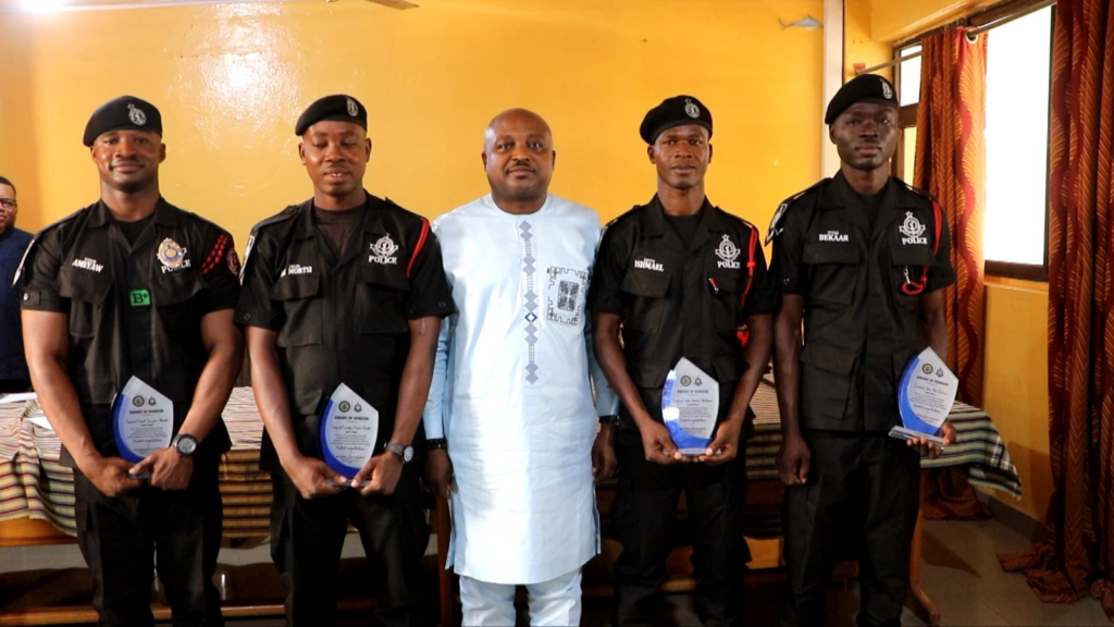 Upper West Regional Minister lauds 4 police officers for busting deadly gang