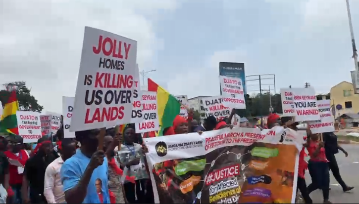 Amrahia Dairy Farms property owners petition Mahama over alleged demolition of properties Amrahia Dairy Farms property owners petition Mahama over alleged demolition of properties