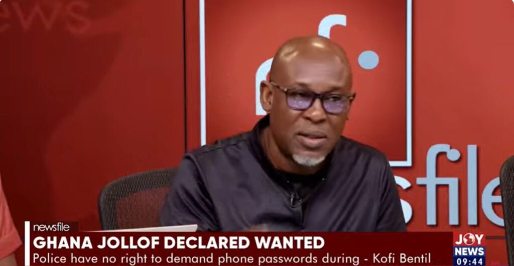Police cannot access suspect’s phone without court order – Kofi Bentil