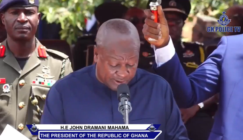 Police administration is doing a yeoman’s job – President Mahama
