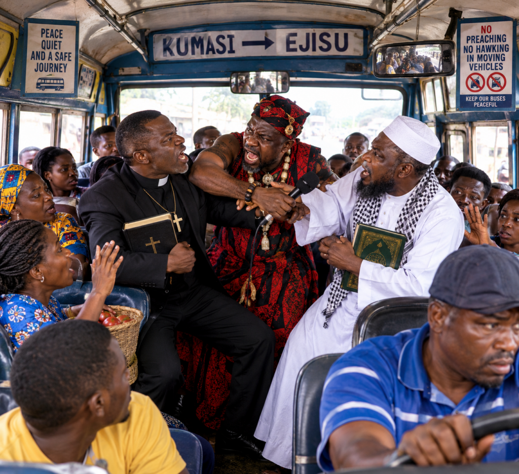 The Trotro has become a House of Worship!