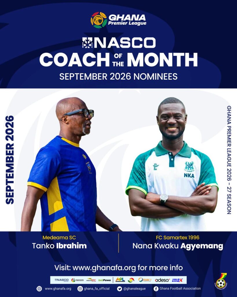 GPL 2026/27: Tanko, Agyemang shortlisted...