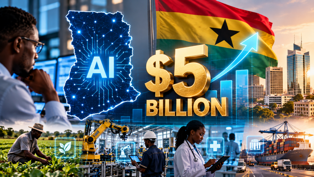 Ghana targets $5bn in annual economic...