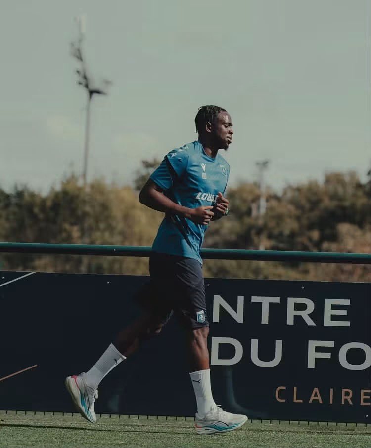 Ghana defender Marvin Senaya begins training ahead of comeback