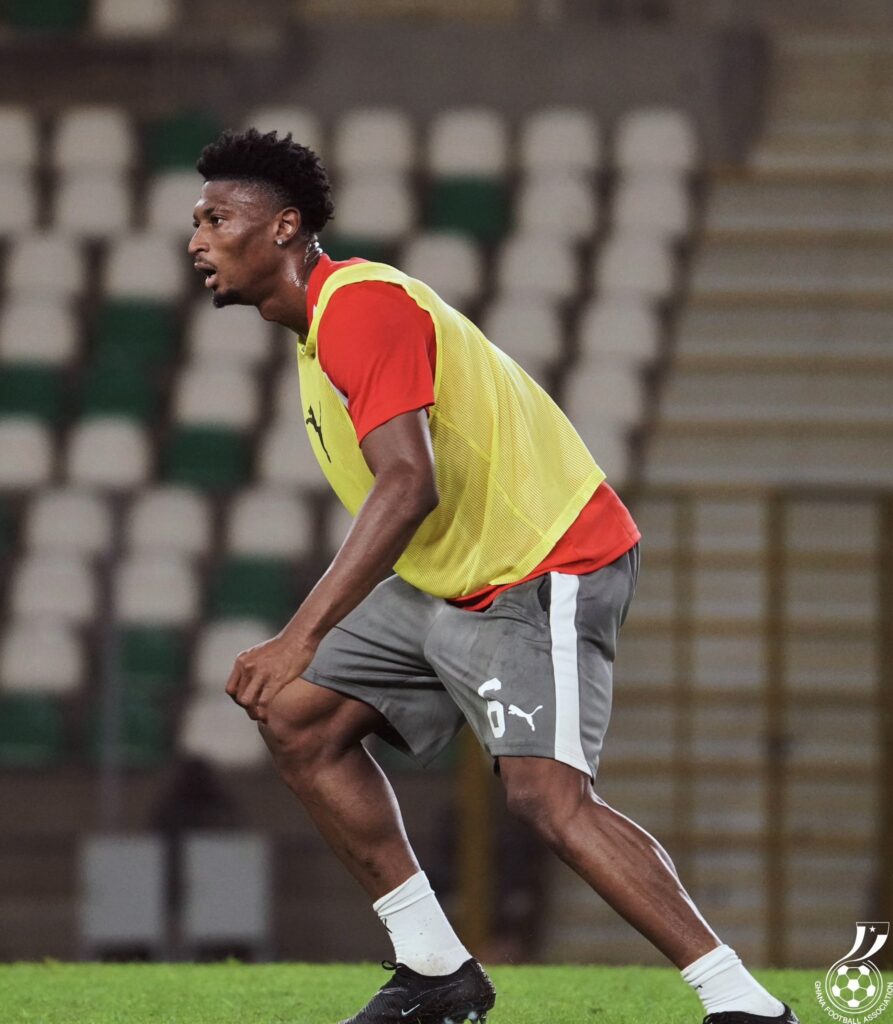 Rahim Ibrahim train with Black Stars