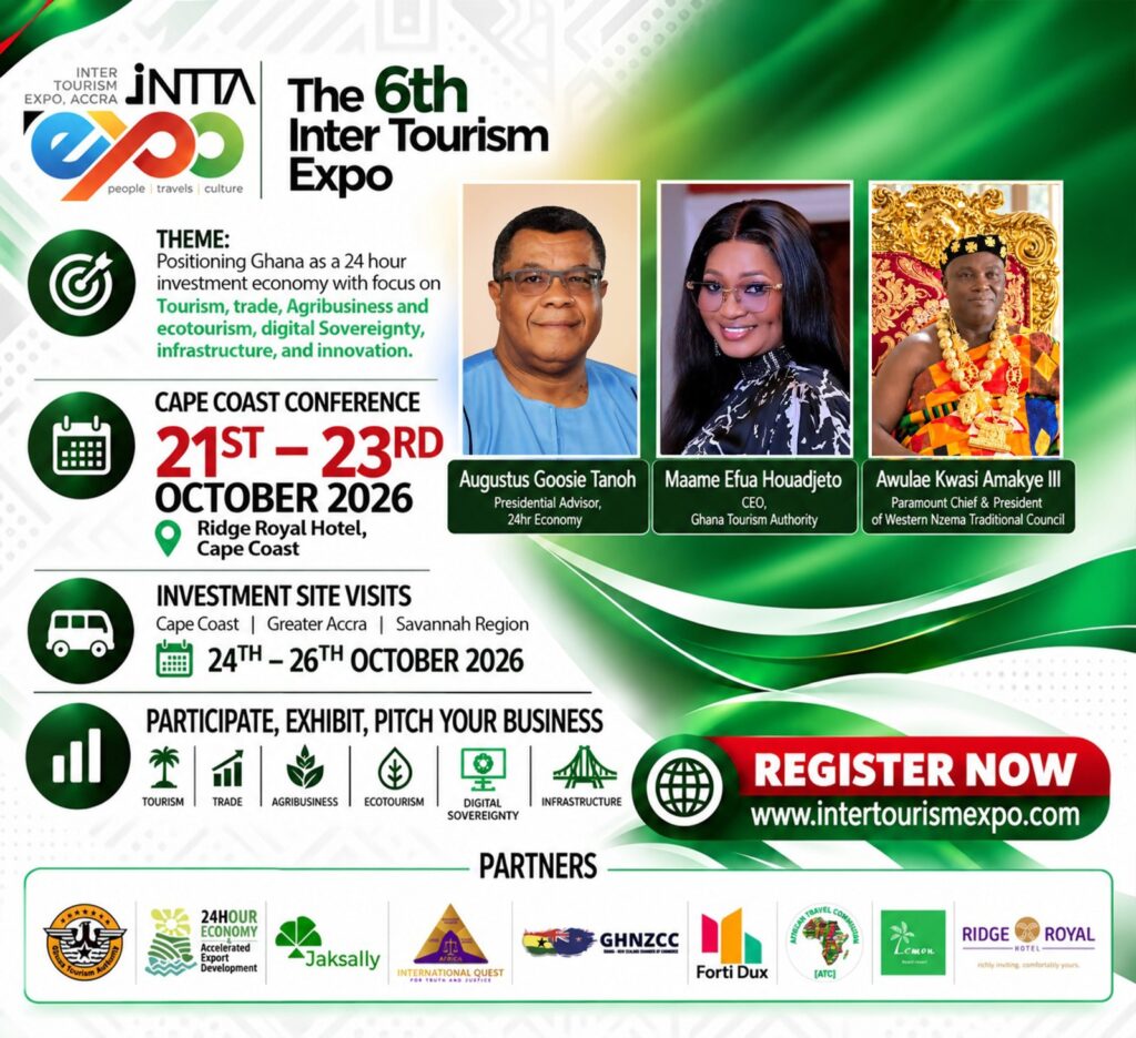 6th Inter Tourism Expo comes off in Cape Coast this October; register now