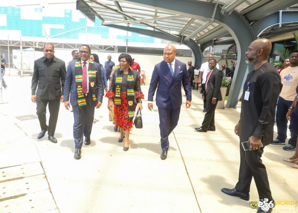 Former Malawi President Chakwera arrives for historic Assemblies of God congress in Accra