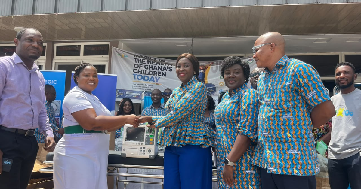 GEXIM Bank donates GH¢200,000 worth of medical equipment to Korle-Bu Child Health Department