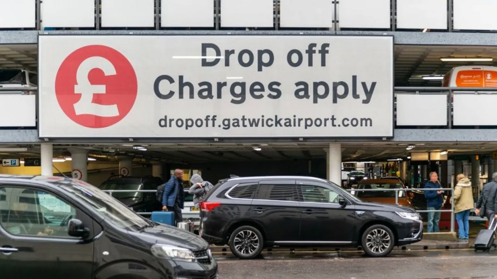 Drop-off charges at UK airports to be...