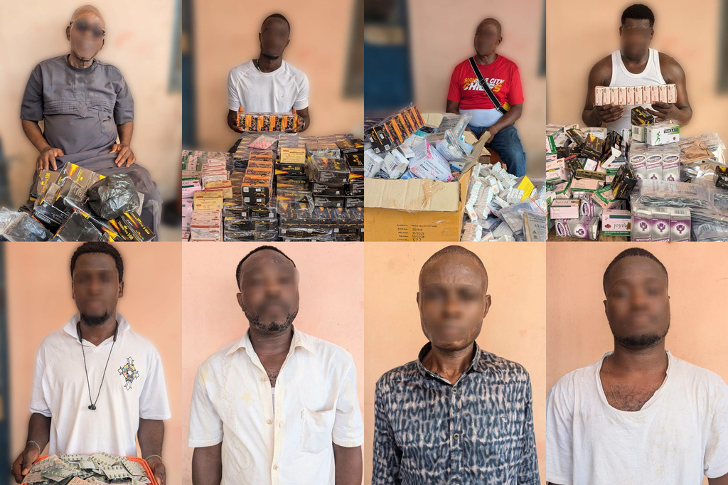 Police arrest eight in Okaishie operation targeting illicit drugs and medicines