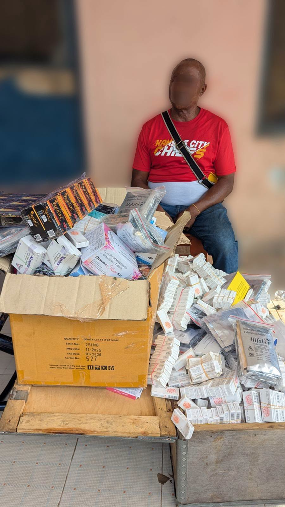 Police arrest eight suspects in anti-narcotics operation at Okaishie Drug Lane