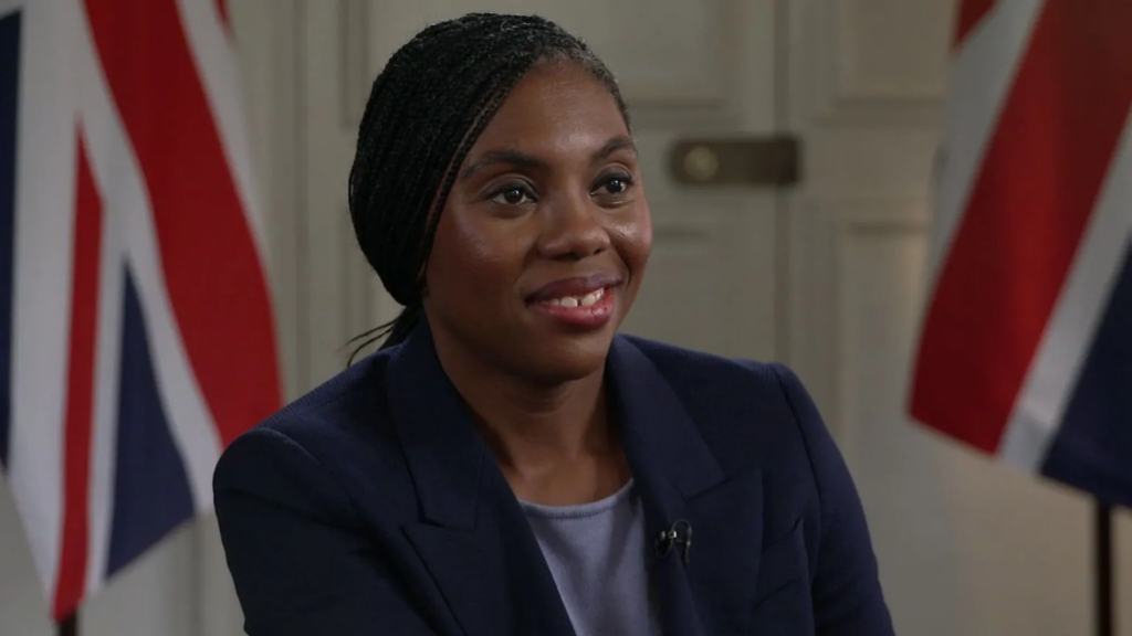 Kemi Badenoch backs face covering ban at...