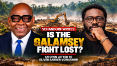 Schandorf Writes: Is the galamsey fight lost? An open letter to Oliver Barker-Vormawor
