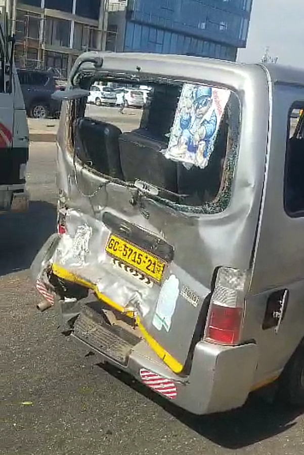 Several injured as Sprinter bus collides...