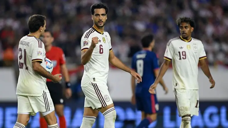 Substitute Merino scores twice as Spain...