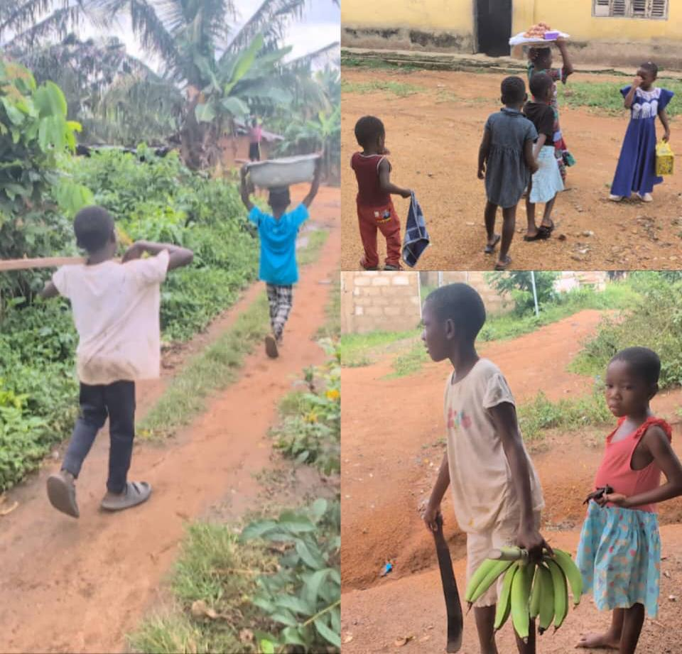 Old Edubiase Methodist Basic School pupils ...