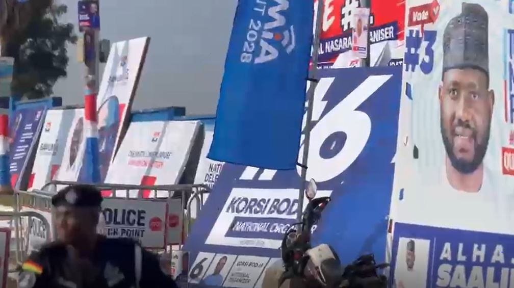 Campaign posters, billboards take over...